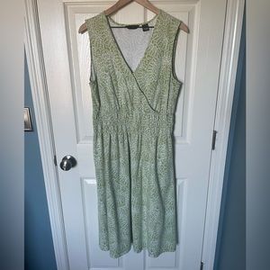 Eddie Bauer green midi dress | XL